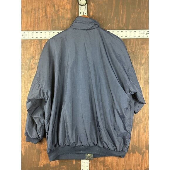 BRAETAN AZTEC SOUTHWESTERN REVERSIBLE COAT RAIN JACKET NAVY MENS LARGE NO TAG - Picture 9 of 9